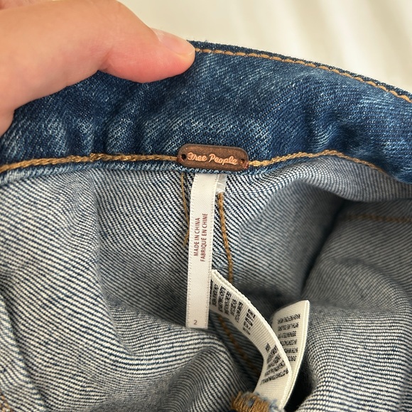 Free People Blue Denim Skirt - Picture 2 of 3